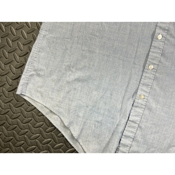 Members Only Shirt Adult Extra Large Tall Blue Button Up Short Sleeve Preppy Men - Picture 7 of 13
